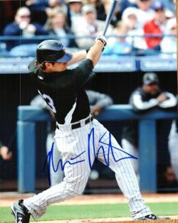 AUTOGRAPHED MATT MILLER 8X10 Colorado Rockies Photo