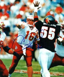 Autographed CHRIS WEINKE 8X10 Florida State University Photo
