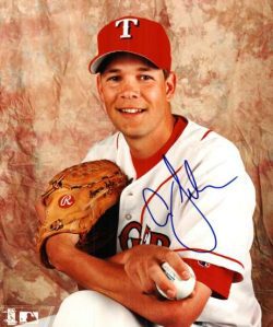 AUTOGRAPHED  photo AARON SELE Texas Rangers