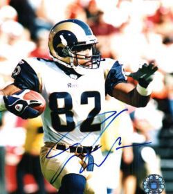 AUTOGRAPHED TERRENCE WILLIAMS photo St Louis Rams