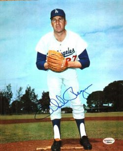 AUTOGRAPHED PHIL REGAN 8x10 Los Angeles Dodgers photo