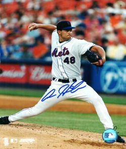 AUTOGRAPHED AARON HEILMAN New York Mets photo