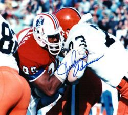 AUTOGRAPHED JULIUS ADAMS New England Patriots photo