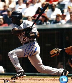 AUTOGRAPHED  photo RONDELL WHITE Detroit Tigers
