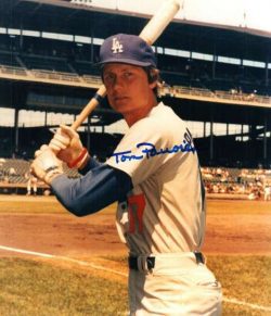 AUTOGRAPHED TOM PACIOREK Los Angeles Dodgers photo