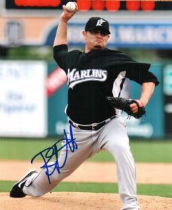 AUTOGRAPHED RICKY NOLASCO 8X10 photo Florida Marlins