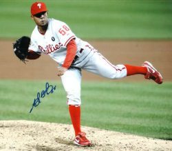 AUTOGRAPHED ANTONIO BASTARDO 8X10 Philadelphia Phillies photo