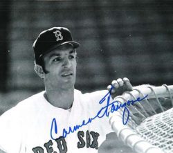 AUTOGRAPHED CARMEN FANZONE 8X10 Boston Red Sox photo