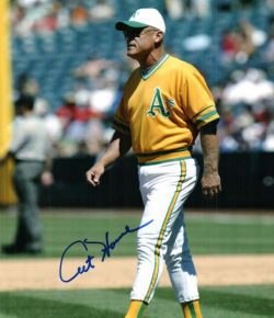 AUTOGRAPHED ART HOWE 8x10 Oakland A's Photo