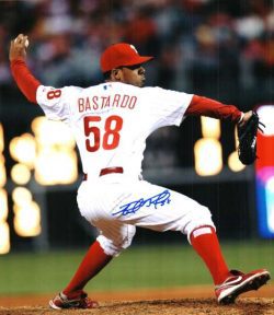 AUTOGRAPHED ANTONIO BASTARDO 8X10 Philadelphia Phillies Photo