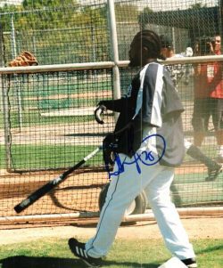 AUTOGRAPHED  photo DMITRI YOUNG Detroit Tigers