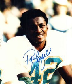 Autographed PAUL WARFIELD Miami Dolphins  photo