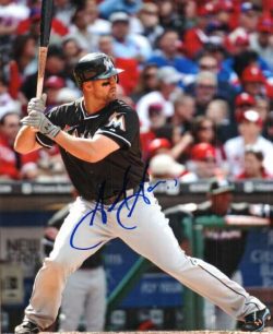 AUTOGRAPHED GABY SANCHEZ 8X10 photo Miami Marlins