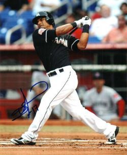 AUTOGRAPHED DONOVAN SOLANO 8X10 photo Miami Marlins
