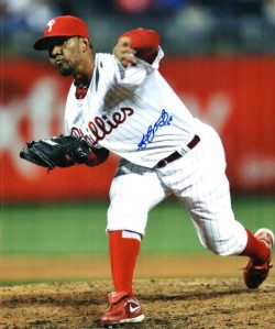 AUTOGRAPHED ANTONIO BASTARDO 8X10 Philadelphia Phillies Photo