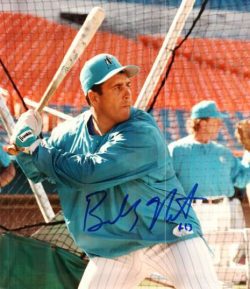 AUTOGRAPHED 8X10 photo BOBBY NATAL Florida Marlins