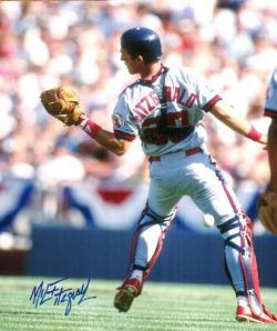 AUTOGRAPHED MIKE FITZGERALD 8X10  photo Angels
