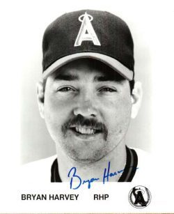 AUTOGRAPHED BRYAN HARVEY 8X10  photo Angels