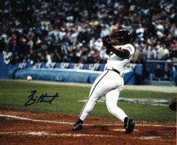 AUTOGRAPHED BRIAN HUNTER Atlanta Braves photo