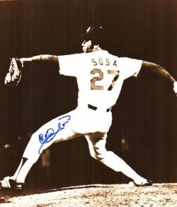 AUTOGRAPHED ELIAS SOSA Los Angeles Dodgers photo