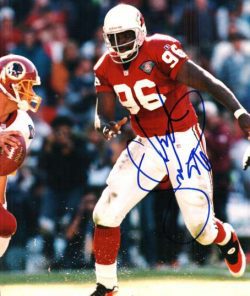 Autographed CLYDE SIMMONS photo Arizona Cardinals