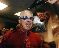 AUTOGRAPHED MICKEY HATCHER 8X10 California Angels Photo