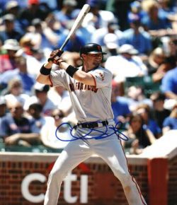 AUTOGRAPHED  CHRIS STEWART  San Francisco Giants Photo