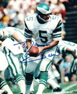 Autographed  ROMAN GABRIEL 8X10  Photo - Philadelphia Eagles