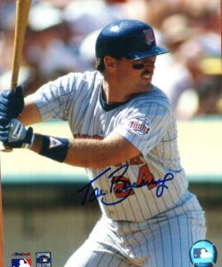 AUTOGRAPHED TOM BRUNANSKY 8x10 Minnesota Twins photo