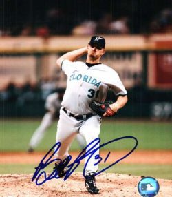 AUTOGRAPHED 8X10 photo BRAD PENNY Florida Marlins