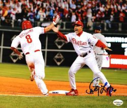 AUTOGRAPHED DAVEY LOPES photo Philadelphia Phillies
