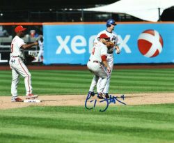 AUTOGRAPHED ERIC BRUNTLETT 8X10 Philadelphia Phillies Photo