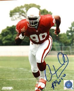 Autographed ANDRE WADSWORTH photo Arizona Cardinals