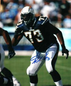 Autographed MARCUS MCNEILL photo - San Diego Chargers