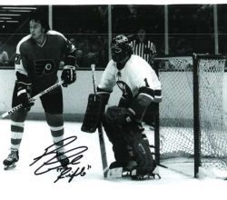Autographed REGGIE LEACH 8X10 photo - Philadelphia Flyers