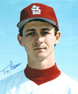 AUTOGRAPHED TRIPP CROMER St. Louis Cardinals photo