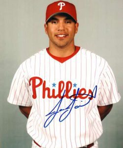 AUTOGRAPHED JASON JARAMILLO photo  Philadelphia Phillies