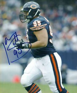 Autographed 8X10 Photo -IAN SCOTT  Chicago Bears