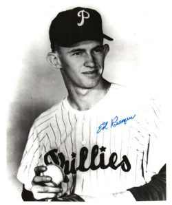 AUTOGRAPHED ED KEEGAN 8x10 Philadelphia Phillies Photo