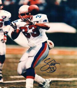 AUTOGRAPHED SAM GASH New England Patriots photo