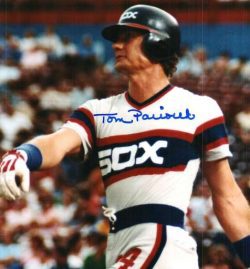 AUTOGRAPHED TOM PACIOREK photo  Chicago White Sox