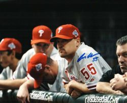 AUTOGRAPHED CLAY CONDREY 8X10 Philadelphia Phillies Photo