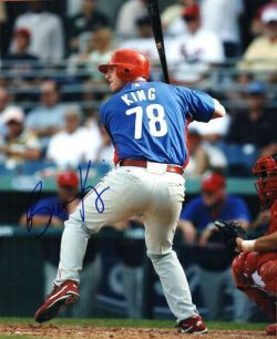 AUTOGRAPHED BRENNAN KING photo Philadelphia Phillies