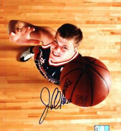 Autographed JASON COLLIER Houston Rockets Photo