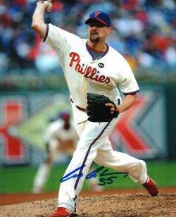 AUTOGRAPHED CLAY CONDREY 8X10 Philadelphia Phillies Photo