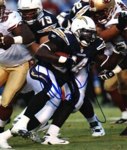 Autographed ANDREW PINNOCK photo - San Diego Chargers