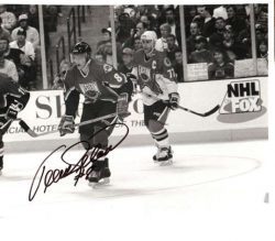 Autographed TEEMU SELANNE Anaheim Ducks Photo