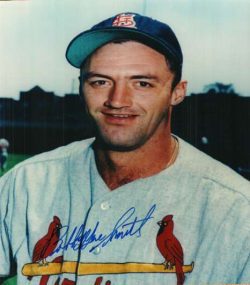 AUTOGRAPHED BOBBY GENE SMITH 8x10 St. Louis Cardinals photo