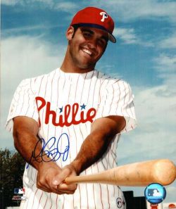 AUTOGRAPHED MIKE COSTANZO 8X10 photo  Philadelphia Phillies