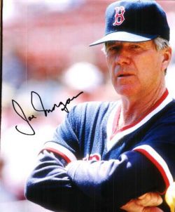 AUTOGRAPHED JOE MORGAN 8X10  Boston Red Sox photo